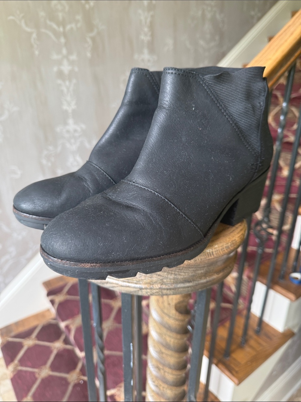 SORREL Chelsea leather boots. Size 10. Black very good condition - Picture 9 of 9